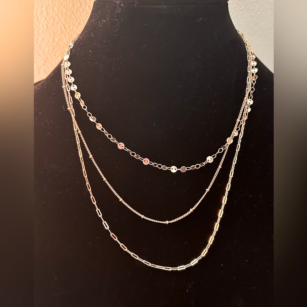Elegant Gold Layered Necklace
